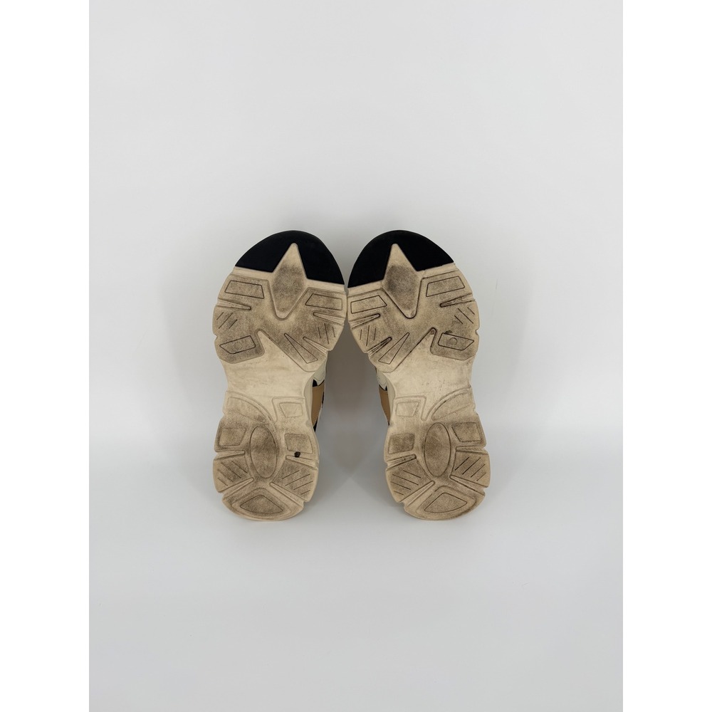 Steve Madden Clydie Bone Tan Black Chunky Platform Sneakers CLDE01S1 Size 8M - Picture 7 of 10